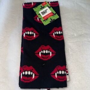 Beaufonts & broken hearts Halloween vampire teeth kitchen towel Gothic  🧛🏻‍♀️🫦